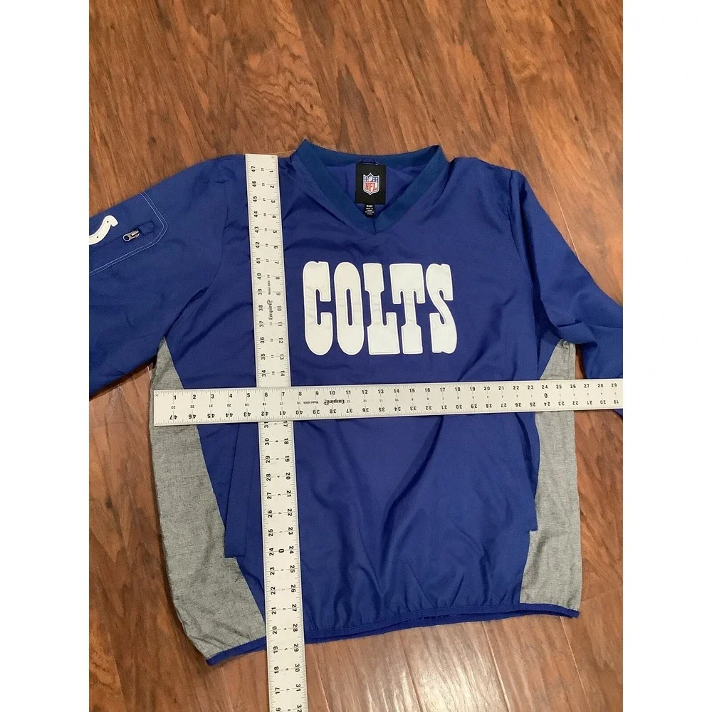 Indianapolis Colts XLarge  GIII  Apparel Windbreaker Pullover Jacket NFL V-Neck